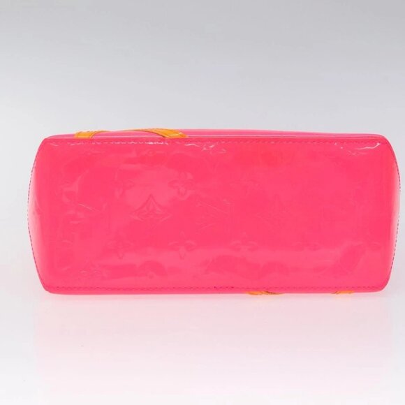 LOUIS VUITTON Monogram Vernis Fluo Reade PM Hand Bag Red M91903 Auth yk17584AV - Picture 7 of 16